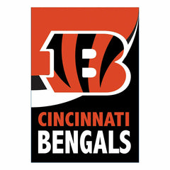 Cincinnati Bengals Burlap Flag House Size, NFL, Home