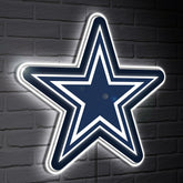 Dallas Cowboys LED Wall Decor, Glazelite, Logo, NFL, Home