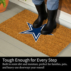 Coir Mat, 16"x28", Dallas Cowboys, NFL