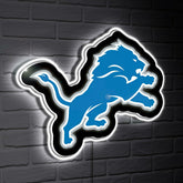 Detroit Lions LED Wall Decor, Glazelite, Logo, NFL, Home
