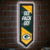 LED Wall Decor, Pennant, Green Bay Packers, NFL, Home