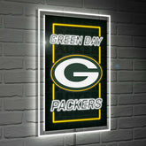 Green Bay Packers NFL Football Rectangle Neolite LED Decor, NFL, Home