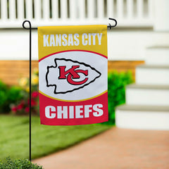 Kansas City Chiefs Suede Garden Flag, NFL
