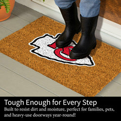 Coir Mat, 16"x28", Kansas City Chiefs, NFL