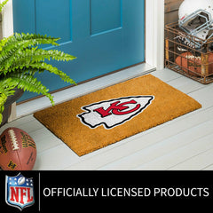 Coir Mat, 16"x28", Kansas City Chiefs, NFL
