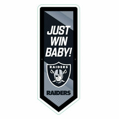 LED Wall Decor, Pennant, Las Vegas Raiders, NFL, Home