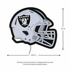 LED Wall Decor, Helmet, Las Vegas Raiders, NFL, Home