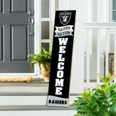 Las Vegas Raiders Large Single Sided Leaner, 46", NFL, Home