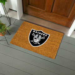 Coir Mat, 16"x28", Las Vegas Raiders, NFL