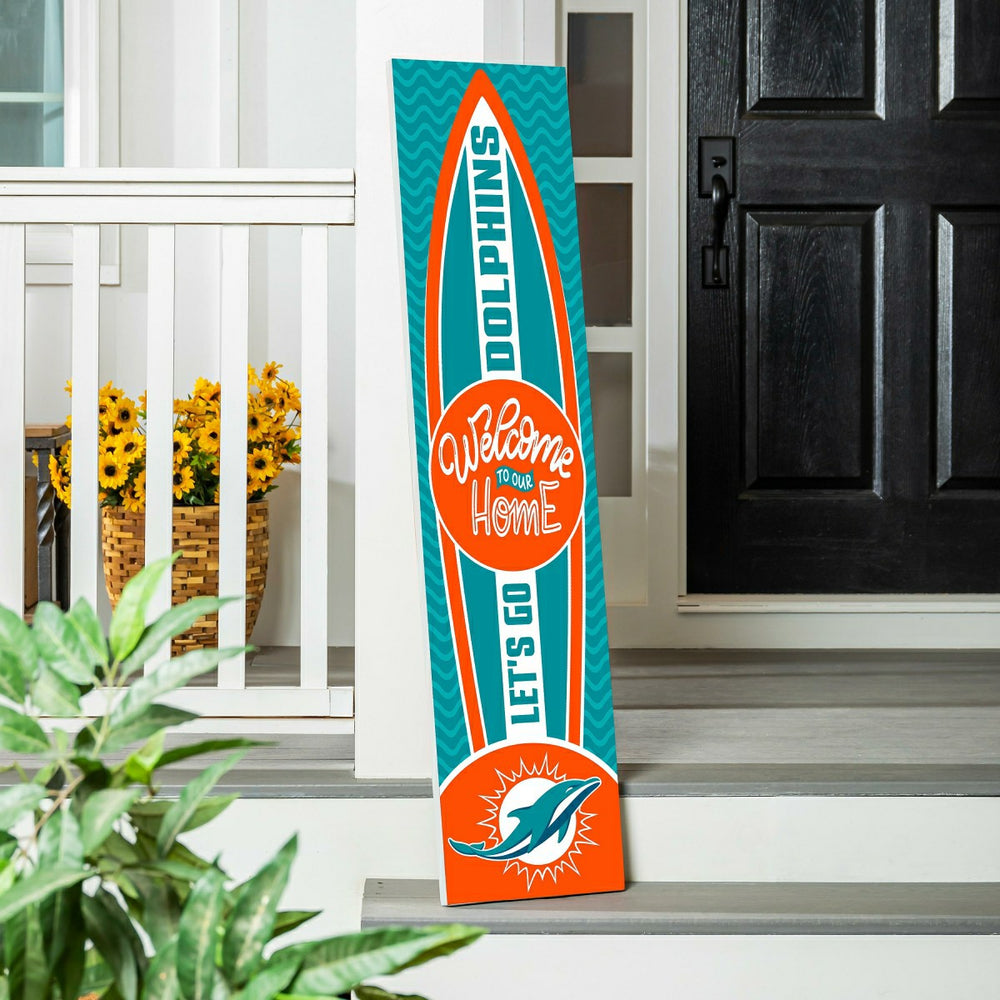Miami Dolphins Summer Seasonal Surfboard ECM Exclusive 47" Single Side, NFL, Home