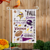 Minnesota Vikings, Moire Flag, GDN, Fall Seasonal, NFL, Home