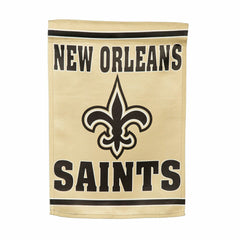 Embossed Suede Flag, GDN Size, New Orleans Saints, NFL, Home
