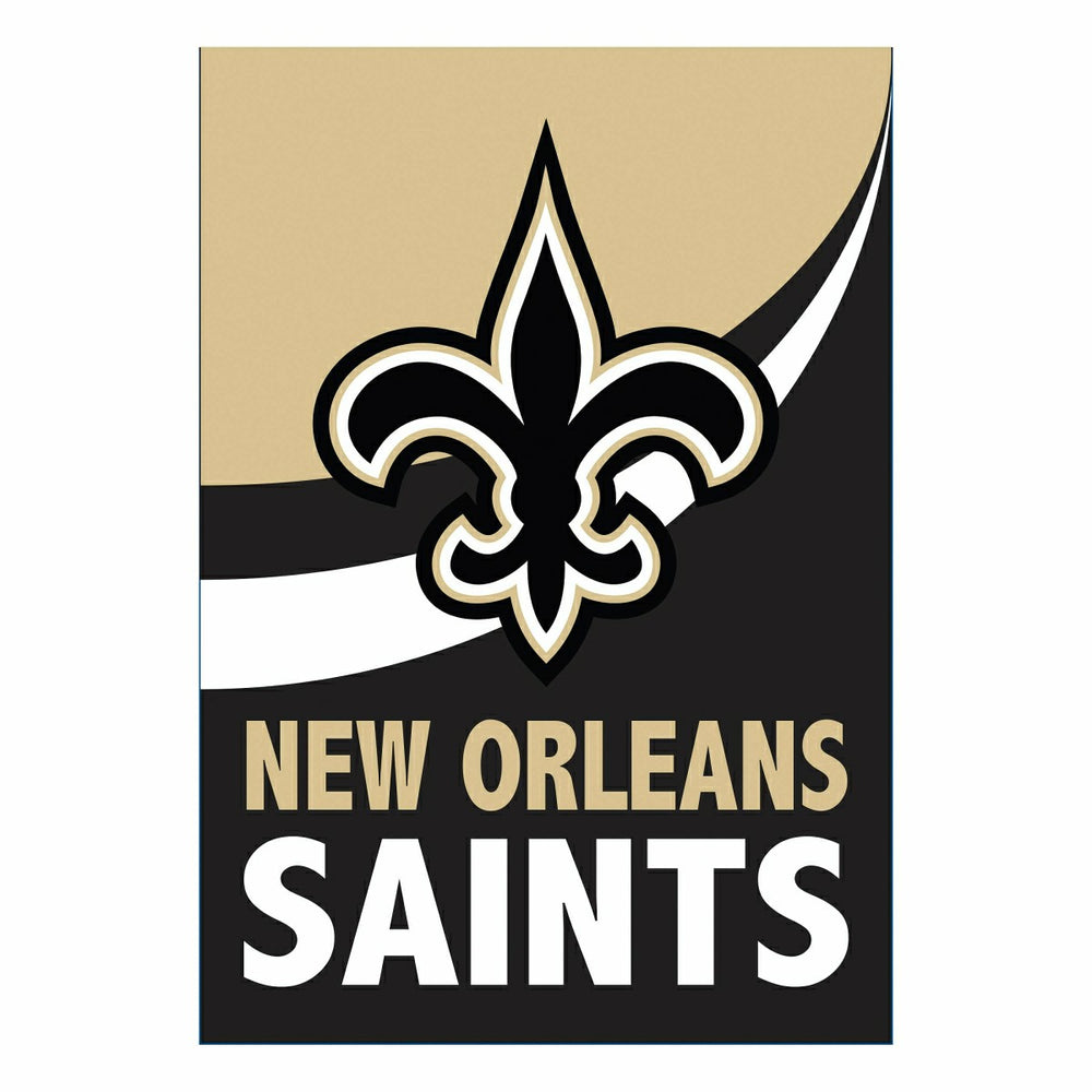New Orleans Saints Burlap Flag GDN Size, NFL, Home