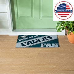 Philadelphia Eagles, PVC Mat COLOR, Home of a Fan, NFL