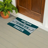 28" x 16" PVC Trapper Mat, Come Back with Tickets, Philadelphia Eagles, NFL