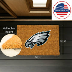 Coir Mat, 16"x28", Philadelphia Eagles, NFL
