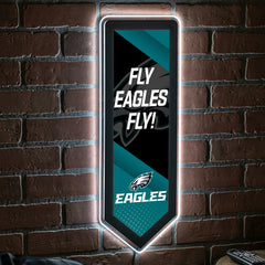 LED Wall Decor, Pennant, Philadelphia Eagles, NFL, Home