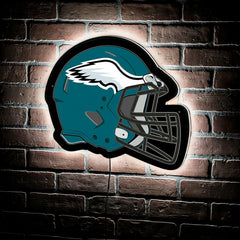 LED Wall Decor, Helmet, Philadelphia Eagles, NFL, Home