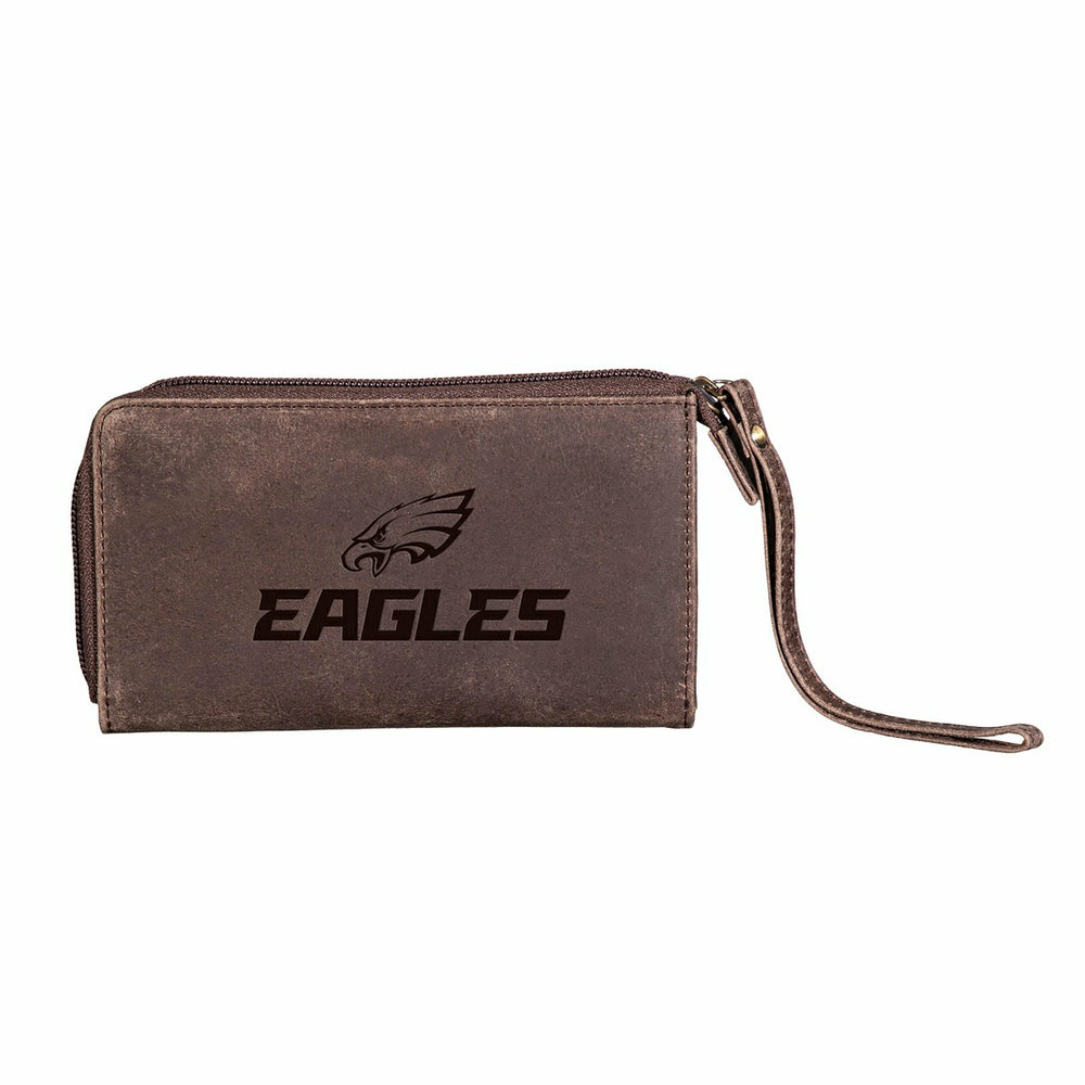 Wristlet Wallet, Brown, Philadelphia Eagles, NFL, Home