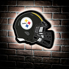 LED Wall Decor, Helmet, Pittsburgh Steelers, NFL, Home