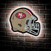 LED Wall Decor, Helmet, San Francisco 49ers, NFL, Home