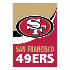 San Francisco 49ers Burlap Flag GDN Size, NFL, Home