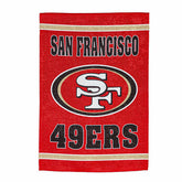 Embossed Suede Flag, House Size, San Francisco 49ers, NFL, Home