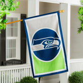 Flag, DS New Burlap, Reg, Seattle Seahawks, NFL, Home