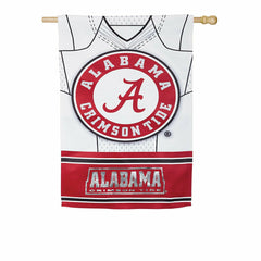 Team Sports America Alabama Crimson Tide Double Sided Jersey Suede House Flag, 29 x 43 inches, Home, Collegiate
