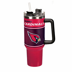 40oz Stainless Steel Canyon Cup w/ Straw, Arizona Cardinals, Home