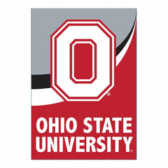 Ohio State University Burlap Flag GDN Size, Collegiate, Home