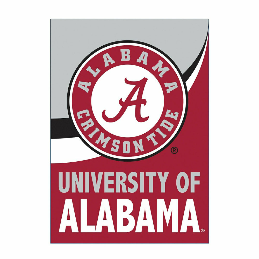 University of Alabama Burlap Flag House Size, Collegiate, Home