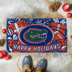 University of Florida Holiday PVC Mat, 28"x16", Collegiate