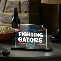 University of Florida College Rectangle Desklite LED Decor, Collegiate, Home