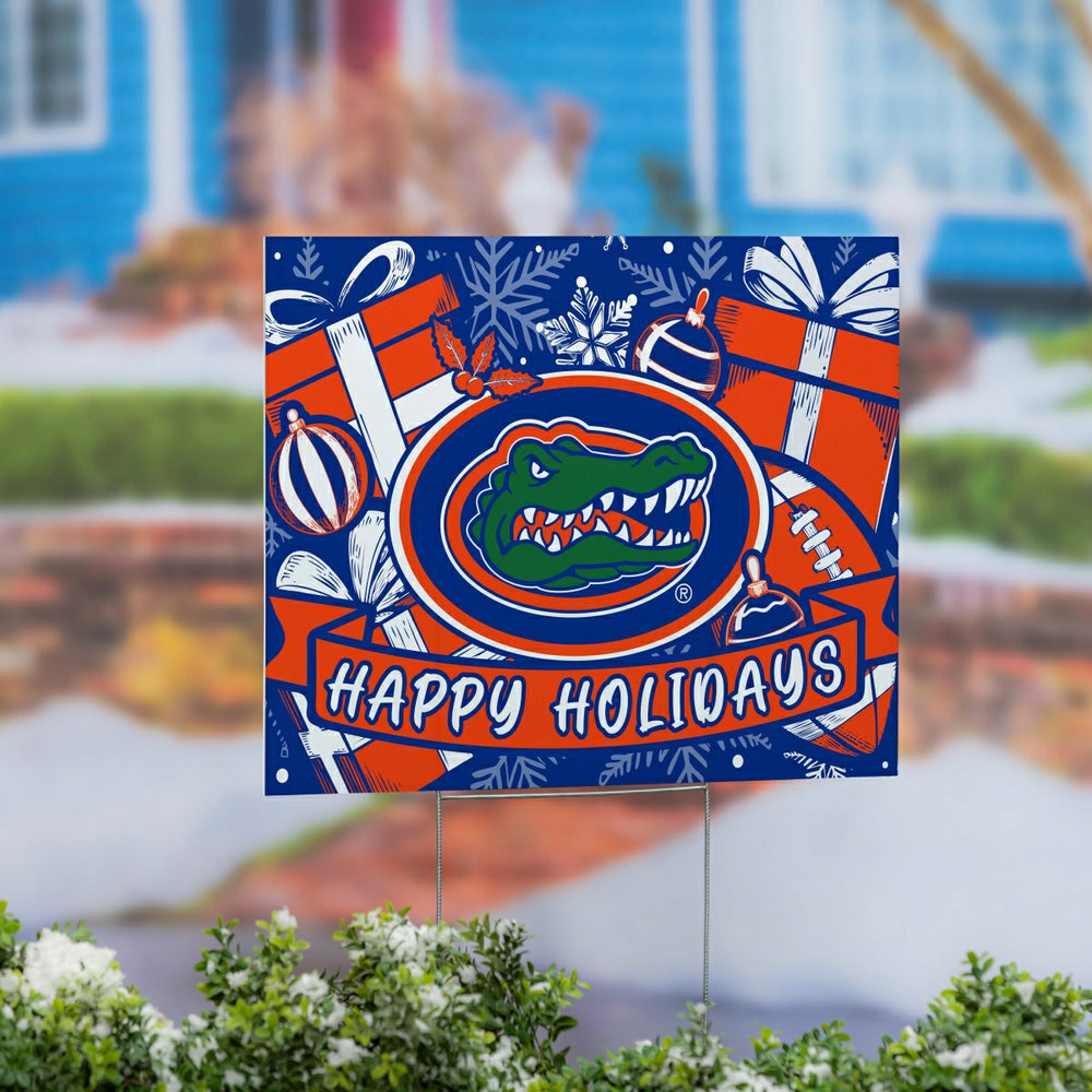 University of Florida Yard Sign, Holiday, Collegiate, Home