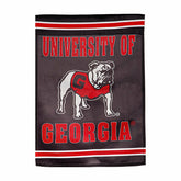 Embossed Suede Flag, GDN Size, University of Georgia, Alternate Bulldo, Collegiate, Home