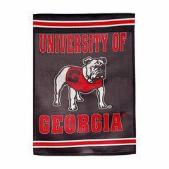 Embossed Suede Flag, GDN Size, University of Georgia, Alternate Bulldo, Collegiate, Home