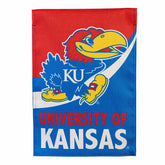 University of Kansas Burlap Flag GDN Size, Collegiate, Home