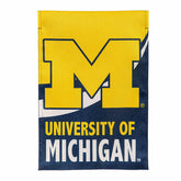 University Of Michigan Burlap Flag GDN Size, Collegiate, Home