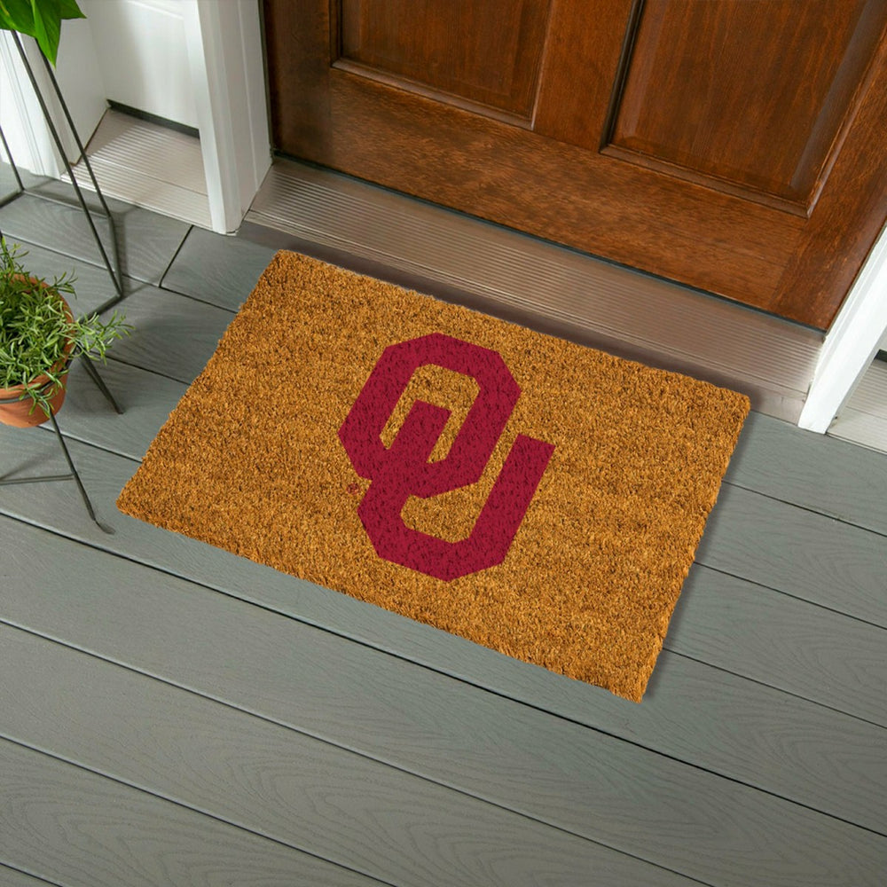 Coir Mat, 16"x28", University of Oklahoma, Collegiate