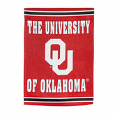 University of Oklahoma Embossed Suede Garden Flag, Collegiate, Home