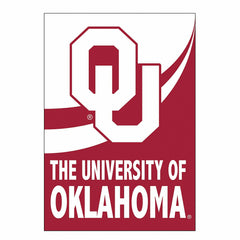 University of Oklahoma Burlap Flag GDN Size, Collegiate, Home