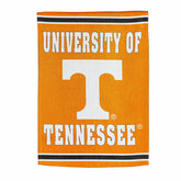 Embossed Suede Flag, House Size, University of Tennessee, Collegiate, Home
