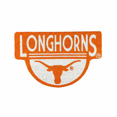 NCAA Team Shaped Coir Door Mat, Texas Longhorns, Collegiate