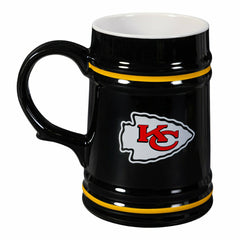Kansas City Chiefs Ceramic Stein Cup, 24oz, Home