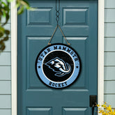 Utah Hockey Club Round Door Décor with Hanging Rope, 18x18, Home