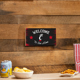 University of Cincinnati Wood Wall Sign, 6x11, Home