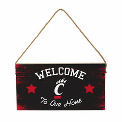 University of Cincinnati Wood Wall Sign, 6x11, Home