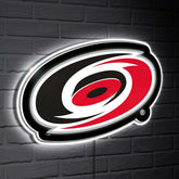 Carolina Hurricanes LED Wall Decor, Glazelite, Logo, Home