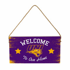 University of Northern Iowa Wood Wall Sign, 6x11, Home